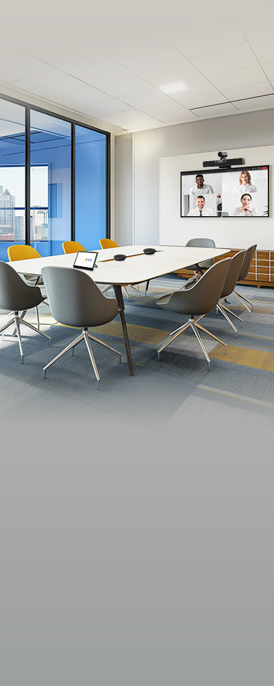 Rocware Modern video conference room video and audio solution with video bar
