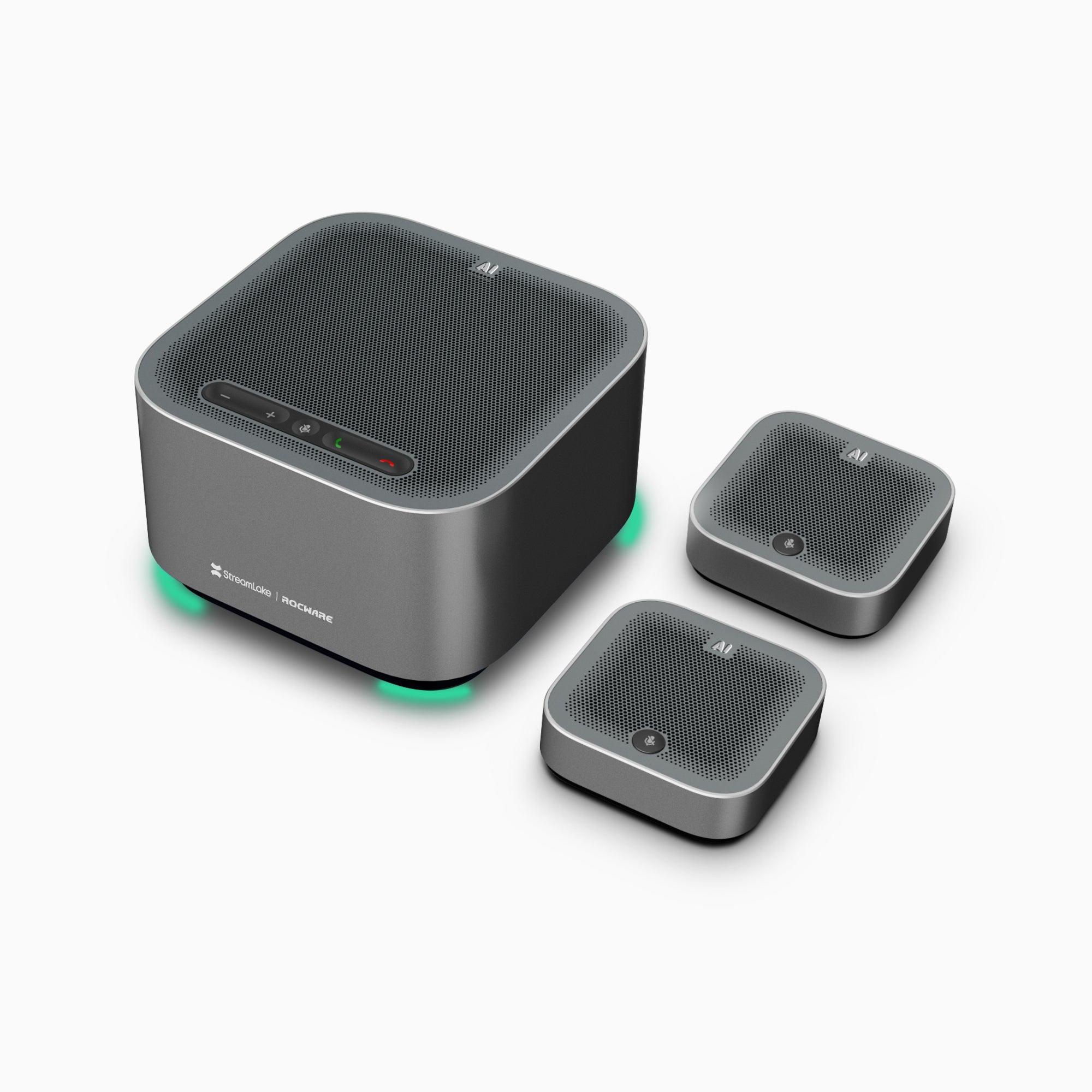 A10 USB-conferentieluidspreker met microfoons – ROCWARE 3A-technologie voor heldere gesprekken
