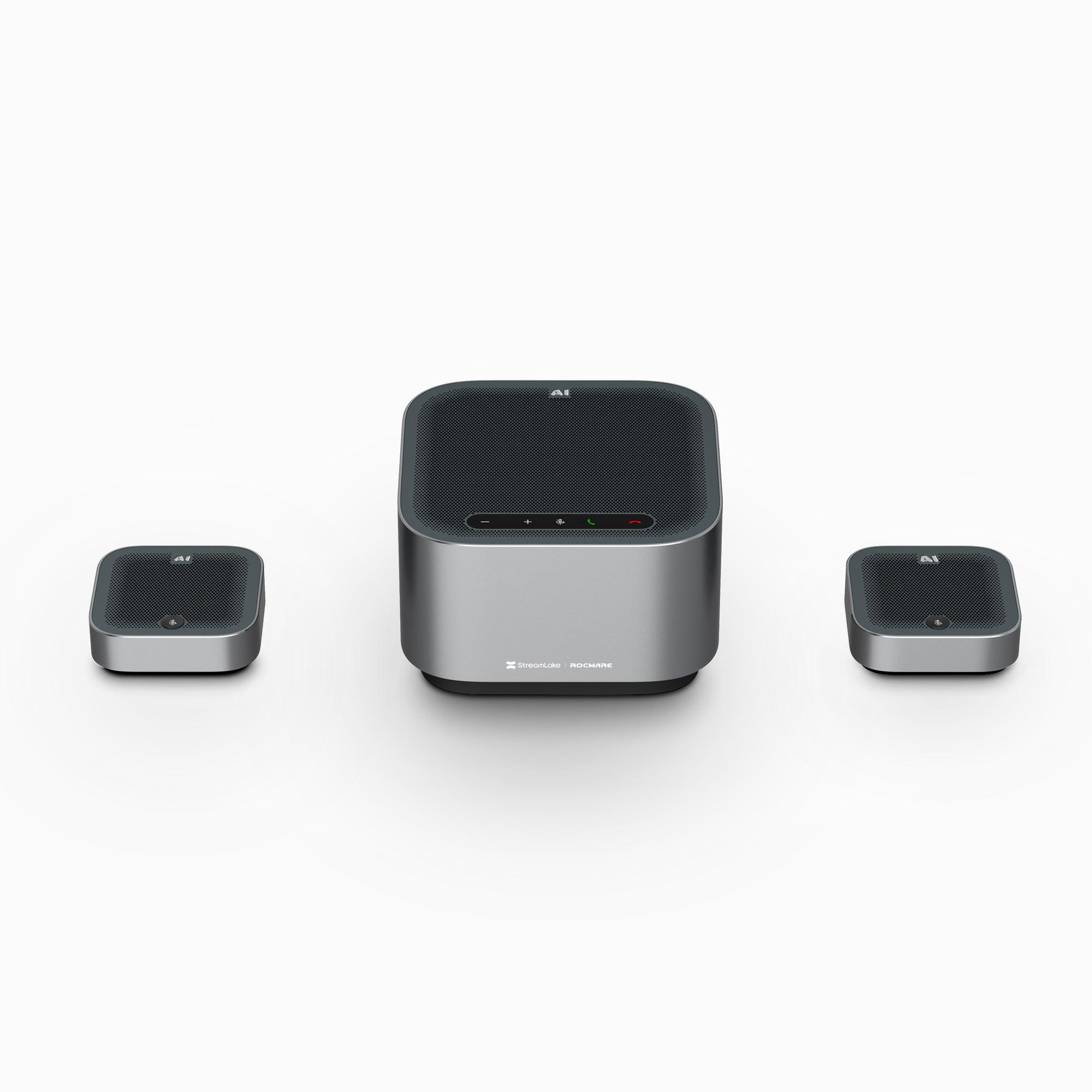 A10 USB-conferentieluidspreker met microfoons – ROCWARE 3A-technologie voor heldere gesprekken