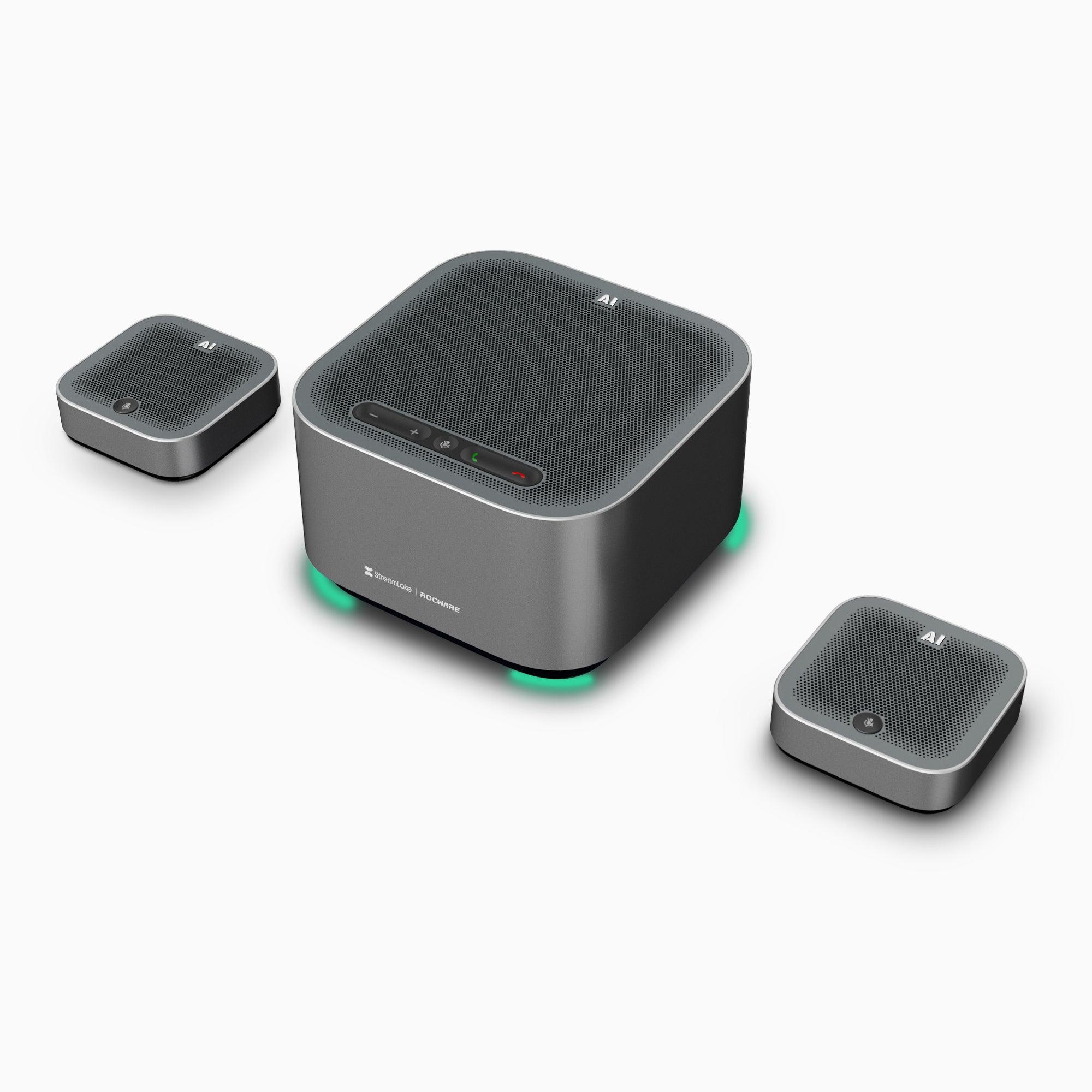 A10 USB-conferentieluidspreker met microfoons – ROCWARE 3A-technologie voor heldere gesprekken