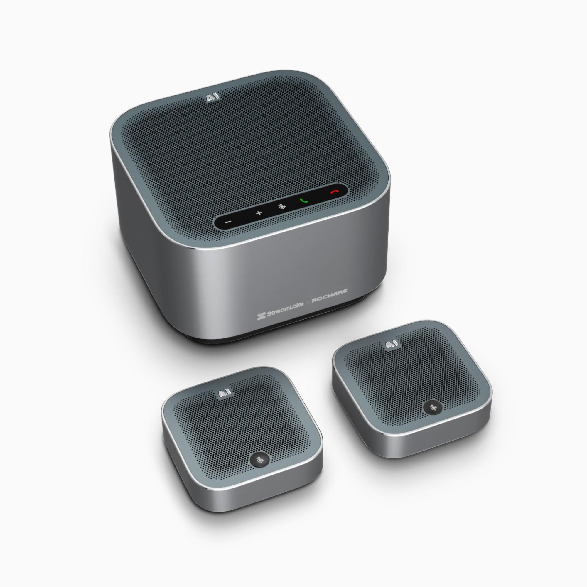 A10 USB-conferentieluidspreker met microfoons – ROCWARE 3A-technologie voor heldere gesprekken