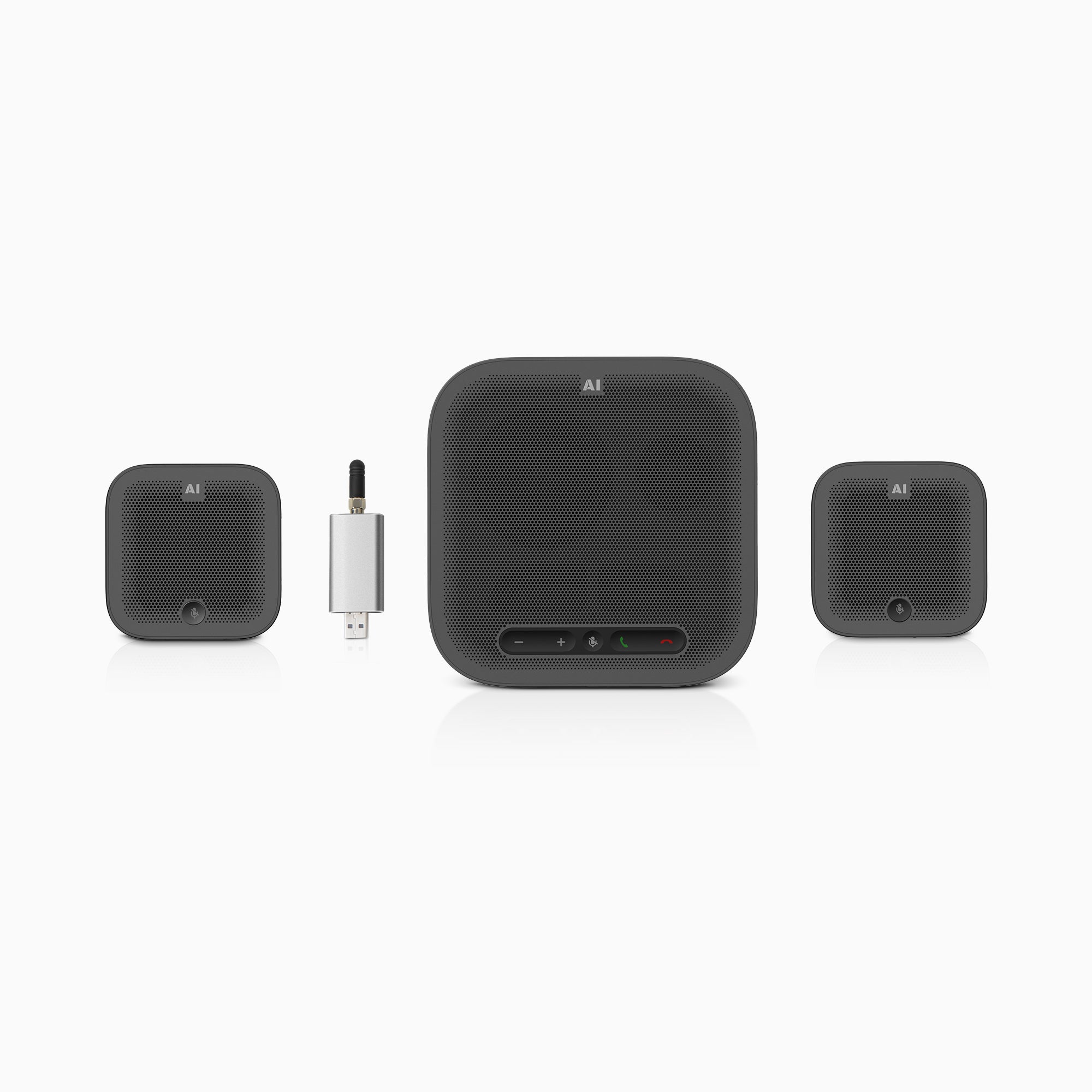 Haut-parleur de conférence USB A10 avec micros – ROCWARE 3A Tech pour des appels clairs