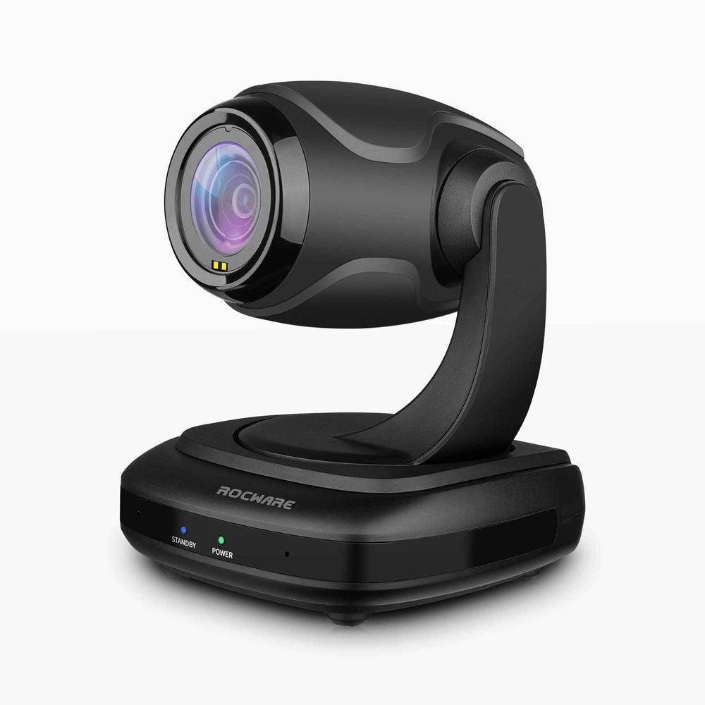 Rockware Camera Setting Resolution RC310 Mini Video PTZ Camera for online conference with 3x Optical Zoom ...