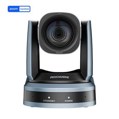 RC821U Zoom Certified 1080P 60FPS PTZ Camera 12X Optical Zoom 72.5° Field of View for Live Streaming, Conferencing