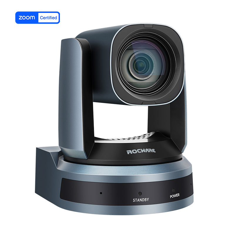 RC821U Zoom Certified 1080P 60FPS PTZ Camera 12X Optical Zoom 72.5° Field of View for Live Streaming, Conferencing