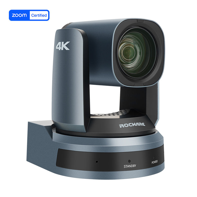 RC841U 4K PTZ Camera 12X Optical Zoom 80.8° Field of View Live Streaming Camera, Conferencing Camera with Auto Framing, Humanoid Tracking