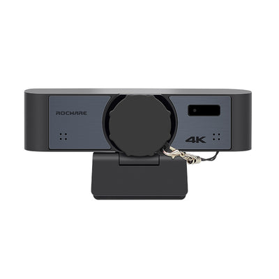 Rocware RC16 4K USB AI Webcam with 110°FoV, 8X digital zoom, Humanoid Tracking and auto framing