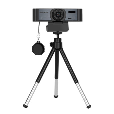 Webcam AI USB Rocware RC16 4K avec 110°FoV, zoom numérique 8X, suivi humanoïde et cadrage automatique
