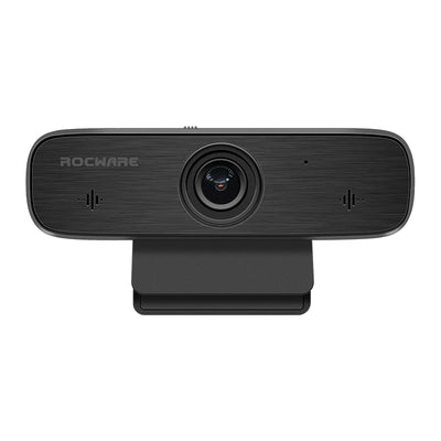 Webcam avec microphone, caméra Web ROCWARE RC08 pour ordinateur de bureau,  webcam USB 1080p 2K, webcam à mise au point automatique avec micro intégré